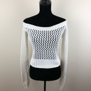 525 America open cable knit pullover